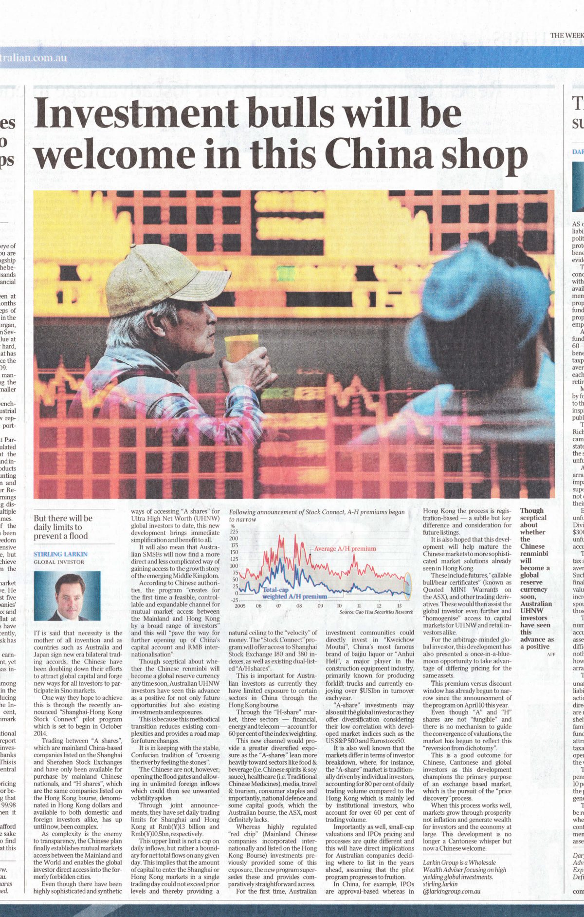 australian standfirst discusses china in 2014 in the australian newspaper